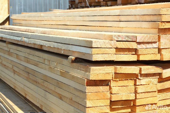 Доска обрезная 200х50x3м от производителя 1 сорт