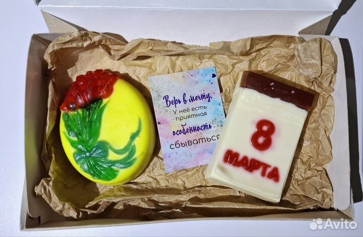 Мыло ручной работы 8 марта