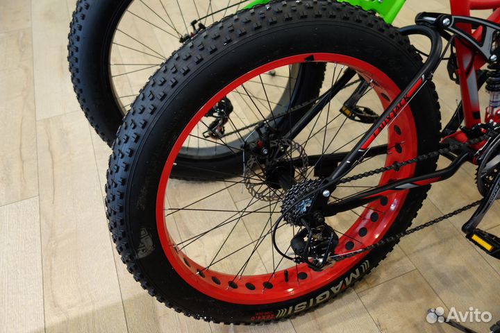 Велосипед синий фэтбайк 26 радиус