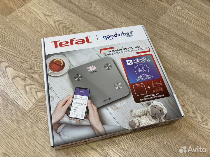 Умные напольные весы Tefal Goodvibes Life BM9600S1