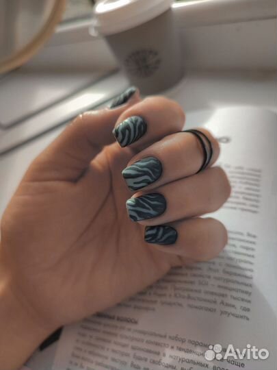 Маникюр/педикюр/ выкладной френч