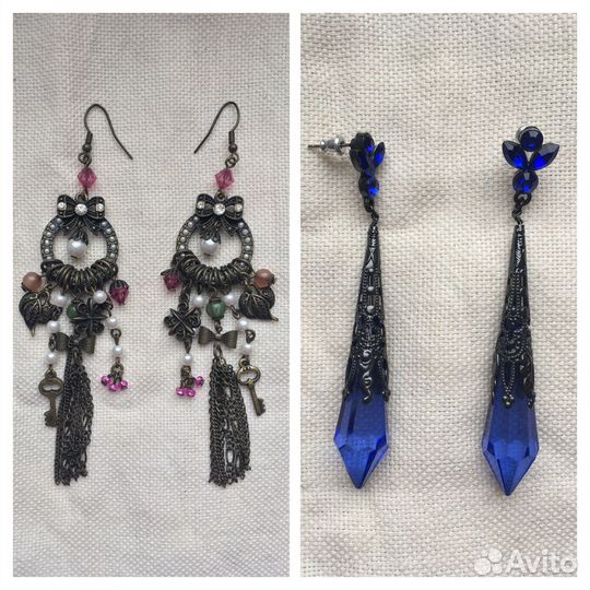 Серьги бижутерия