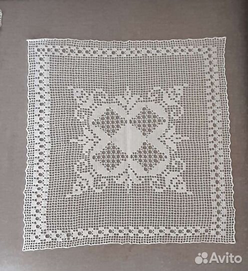 Салфетка филейная декоративная
