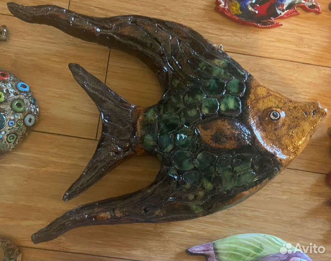 Пано настенное рыба, краб