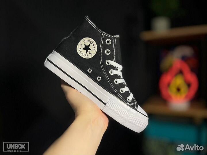 Кроссовки Converse All Star Platform Black/White