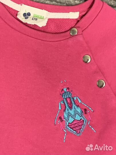 Платье туника теплое детское