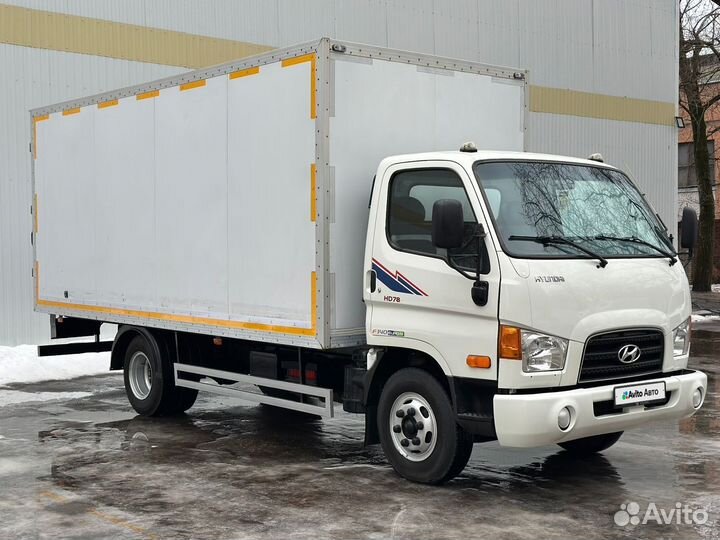 Изотермический фургон 25 м³ Hyundai HD78, 2016