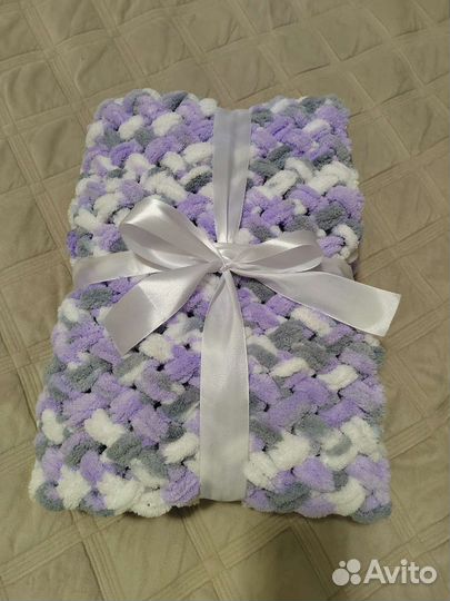 Плед детский плюшевый