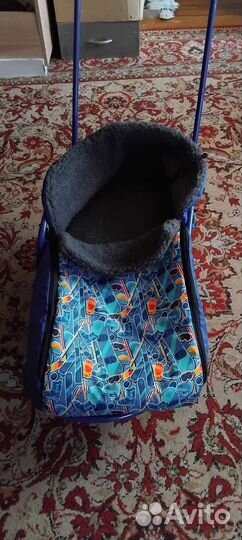 Детские санки с колесами