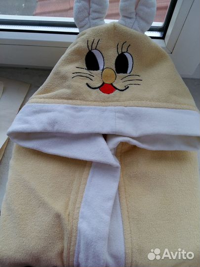 Махровый халат для девочки 13-14 лет