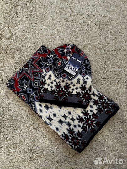 Комплект шапка и шарф