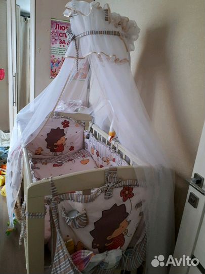 Комплект в кроватку ёжик топа топ золотой гусь