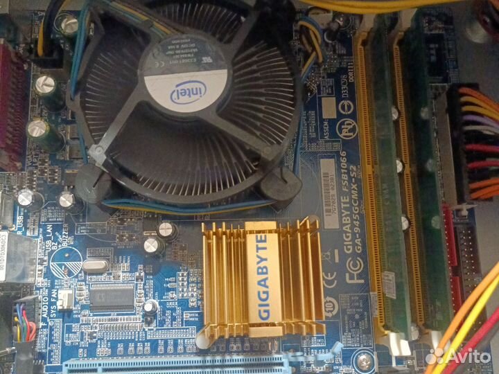 Материнская плата s775 с процессором