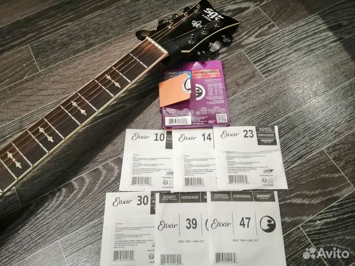 Струны для акустической гитары elixir 1047 (16002)