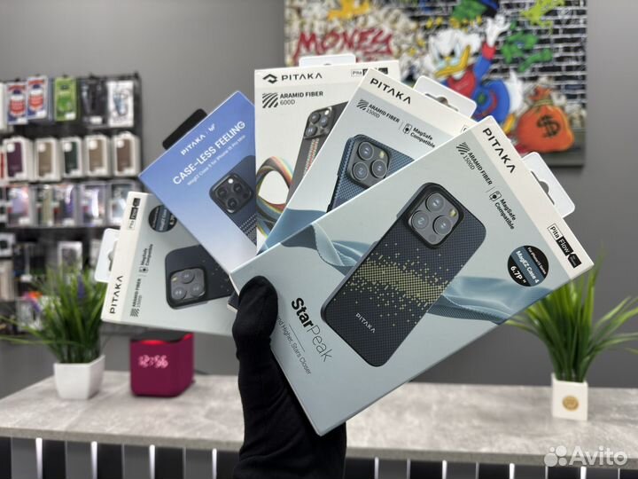 Чехол Pitaka iPhone 15Pro/15Pro Max Оригинал