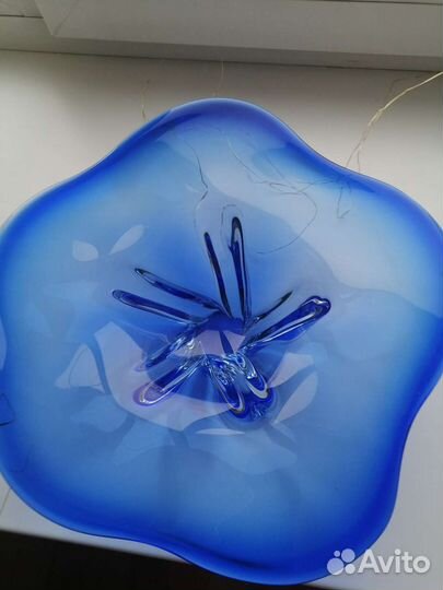 Ваза для фруктов Чехия винтаж