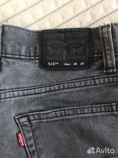 Джинсы levis на мальчика 13- 14 лет