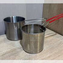 Ковш фритюрница кастрюля с сеткой 1.2 л новая
