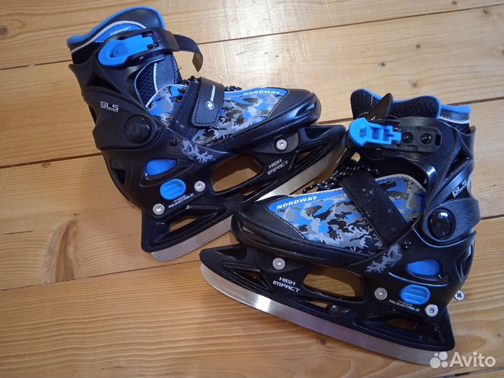 Коньки детские 30-33 регулируемые