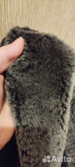 Кожаная дубленка мужская 50 52
