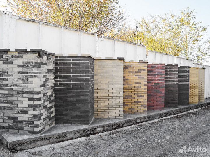 Кирпич облицовочный листопад