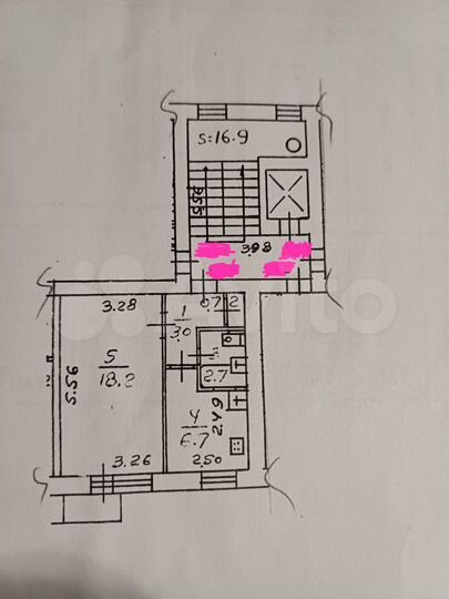 1-к. квартира, 31,7 м², 9/9 эт.