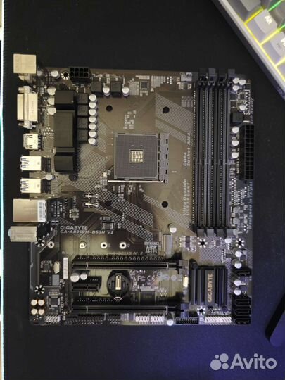 Материнская плата am4 b350 gigabyte ab350-ds3h v2