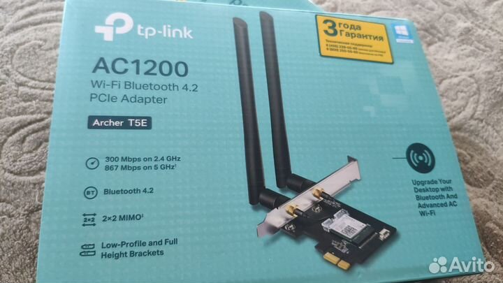 Wi-Fi адаптер + Bluetooth TP-link Archer T5E