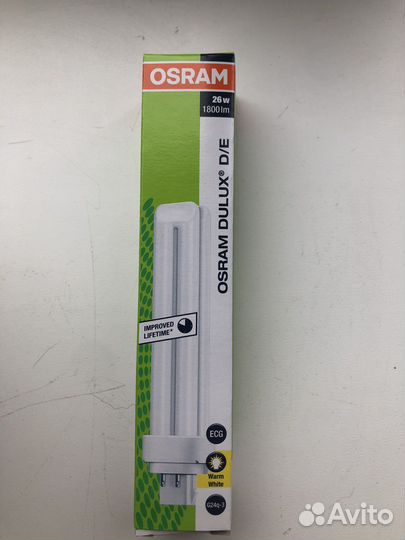 Лампа Osram Dulux D/E 26W/31-830 G24q-3