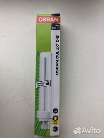 Лампа Osram Dulux D/E 26W/31-830 G24q-3