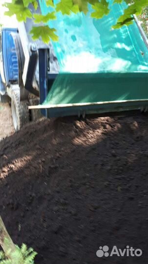 Плодородный грунт земля с доставкой, навоз, песок