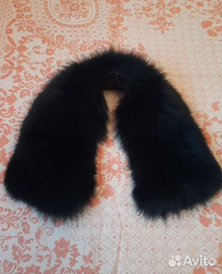 Меховой воротник песец