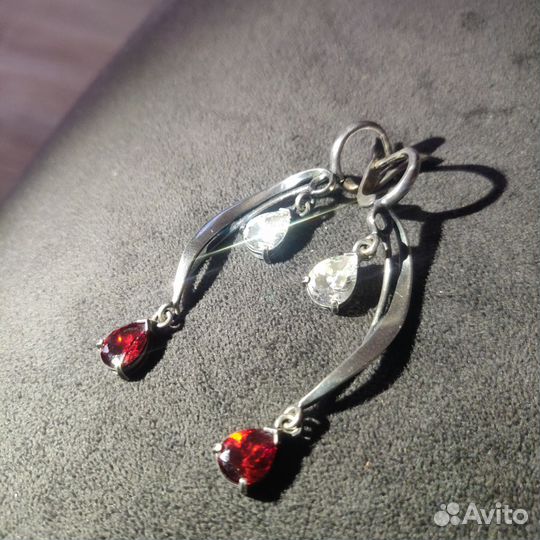 Серьги и кулон