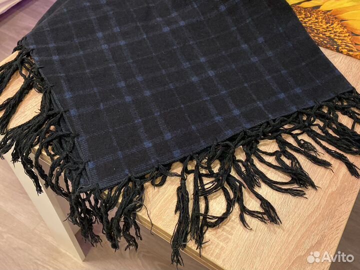 Шерстяной теплый шарф платок, 120*110 на зиму