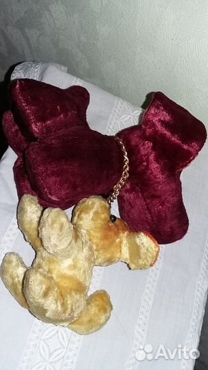 Винтажные плюшевые собачки