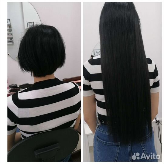 Наращивание биопротеиновых волос