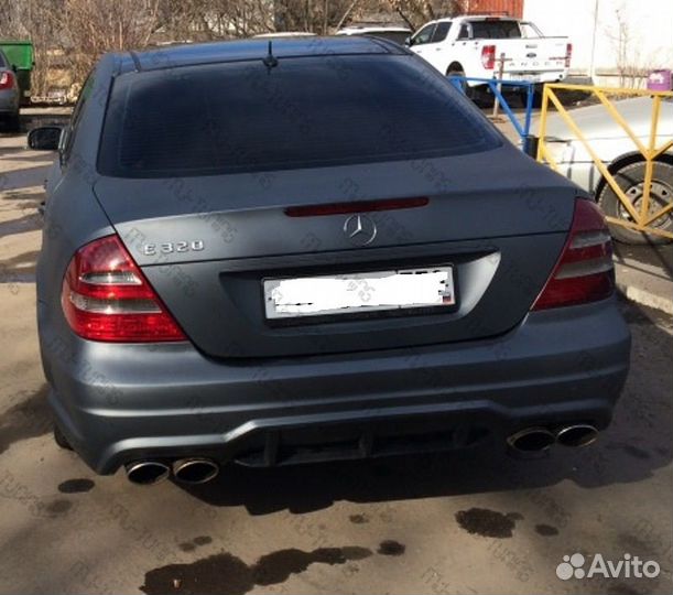 Бампер задний Wald Mercedes W211