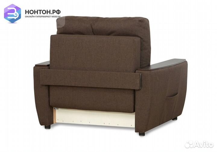 Кресло еврокнижка Дубай кофейный