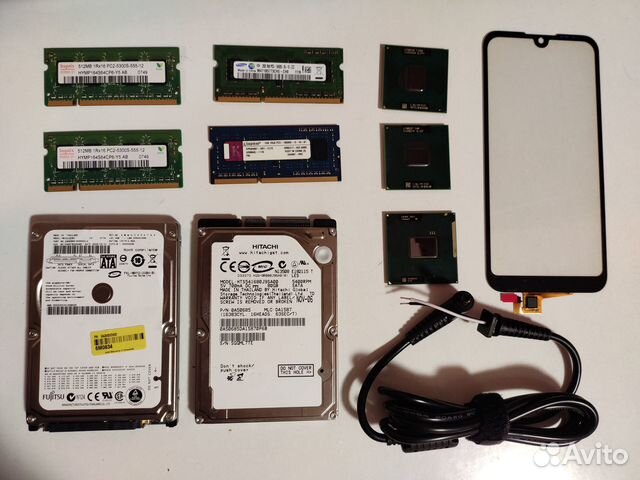 Комплектующие для ноутбуков, цена за все