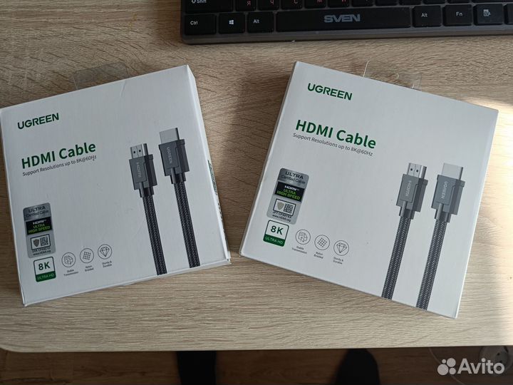 Кабель ugreen HD 135-70319 hdmi-hdmi 2.1 / 8K 60Гц