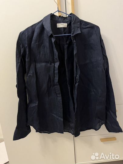 Рубашка Льняная Uniqlo Xs