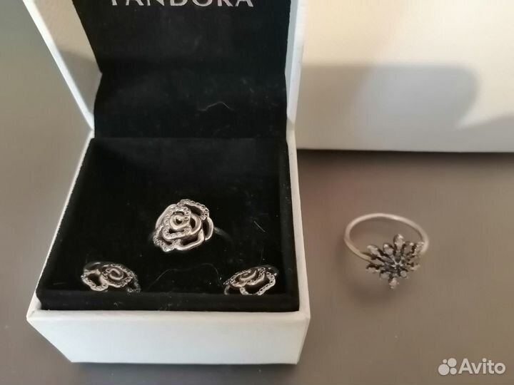 Pandora кольцо