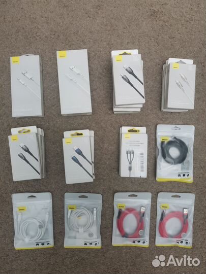 Кабели Baseus type-c, lightning