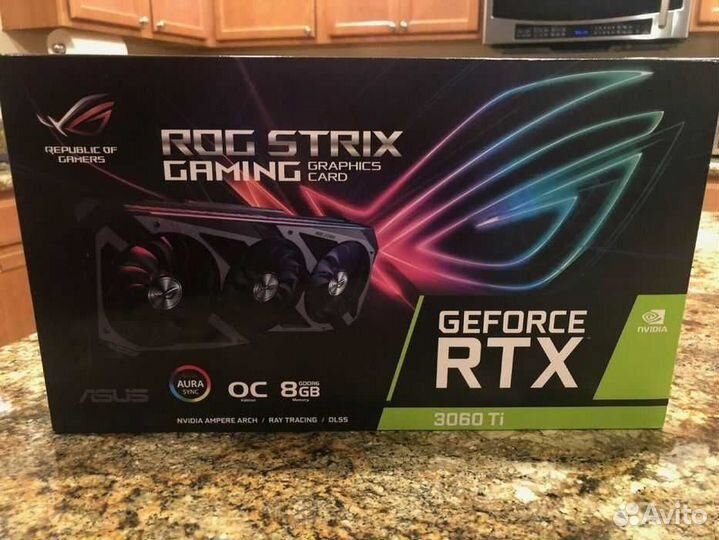 Видеокарта RTX 3060 ti 8gb