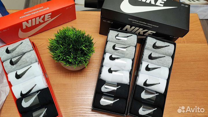Носки в подарочной упаковке nike