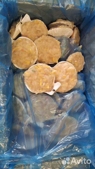 Морской гребешок (с икрой, по шанхайски)