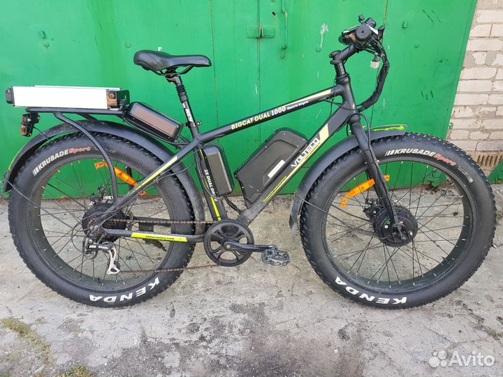 Электровелосипед фэтбайк полноприводный