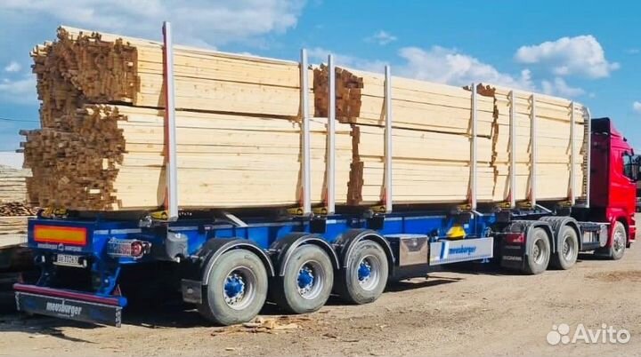 Полуприцеп лесовоз (сортиментовоз) Meusburger Новтрак MNSH-345, 2023