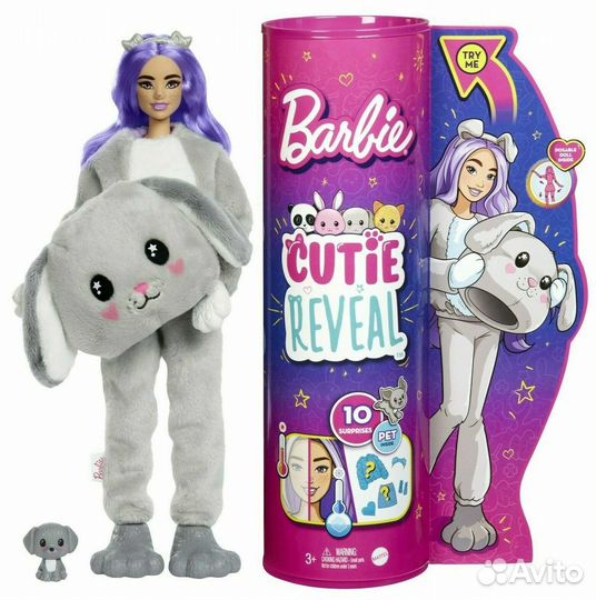 Кукла Барби Cutie Reveal Щенок