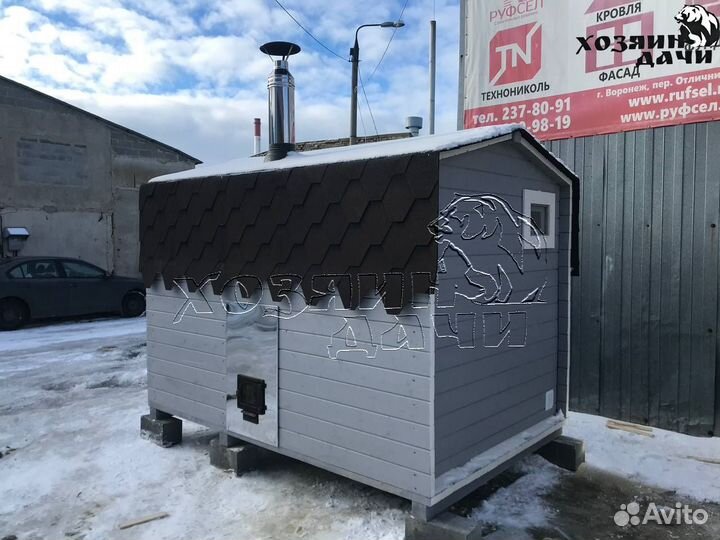 Бани под ключ 3 метра